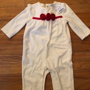 NWT Janie + Jack 1 piece Valentines Romper